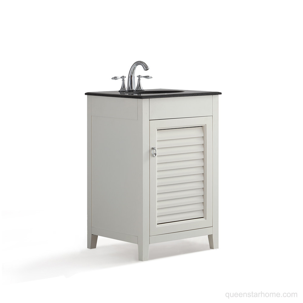 QS-AD01 20” White bathroom vanity cabinet